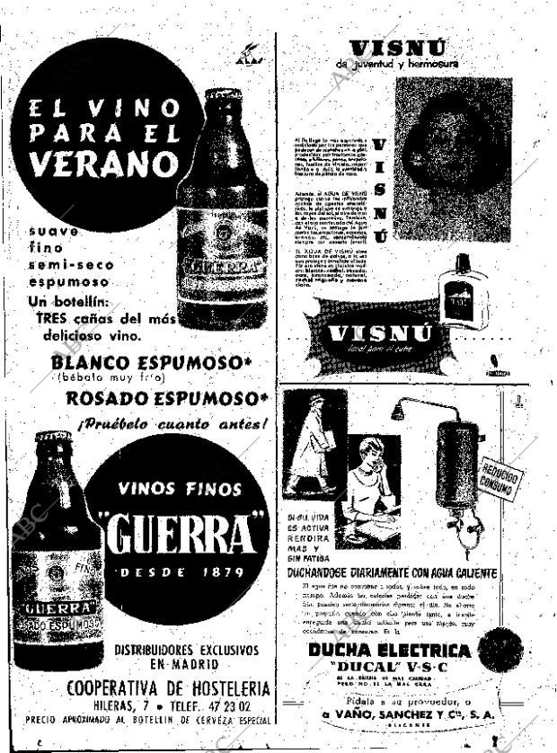 ABC MADRID 23-08-1958 página 6