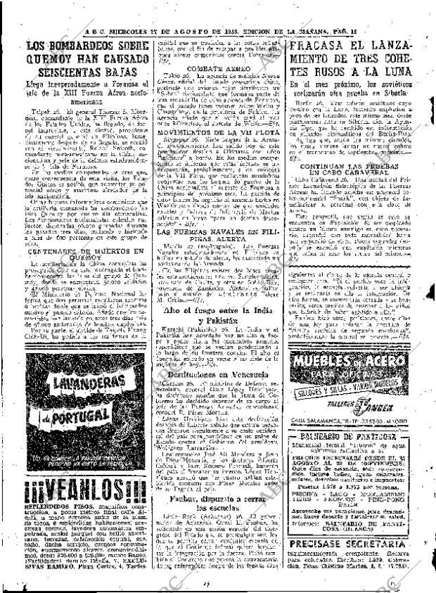 ABC MADRID 27-08-1958 página 18