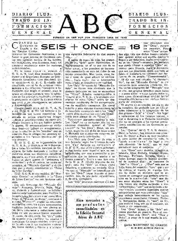 ABC MADRID 27-08-1958 página 3