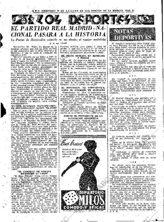 ABC MADRID 27-08-1958 página 31