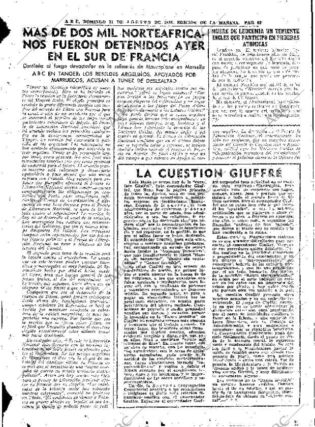 ABC MADRID 31-08-1958 página 49