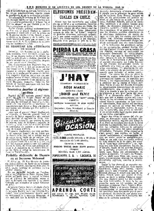 ABC MADRID 31-08-1958 página 52