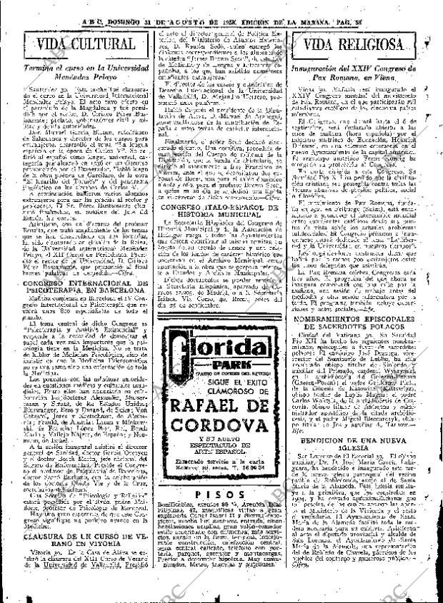 ABC MADRID 31-08-1958 página 58