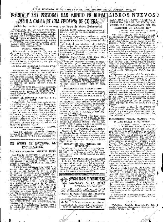 ABC MADRID 31-08-1958 página 60