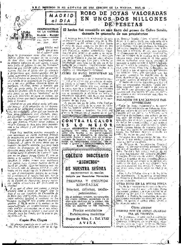 ABC MADRID 31-08-1958 página 61