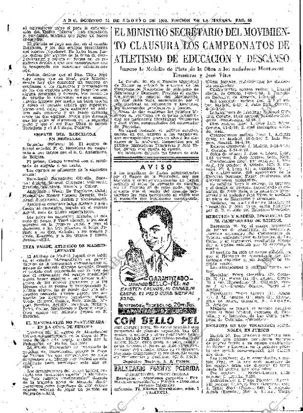ABC MADRID 31-08-1958 página 65