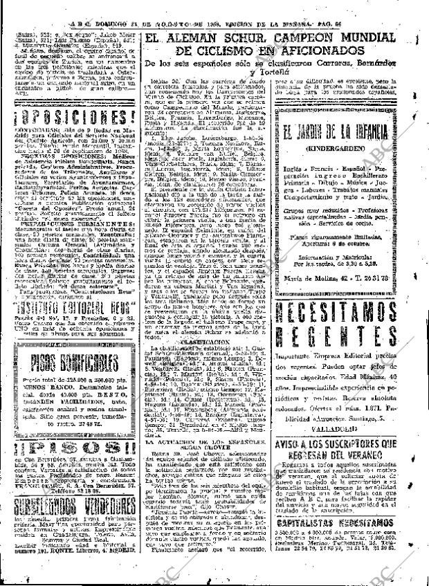 ABC MADRID 31-08-1958 página 66