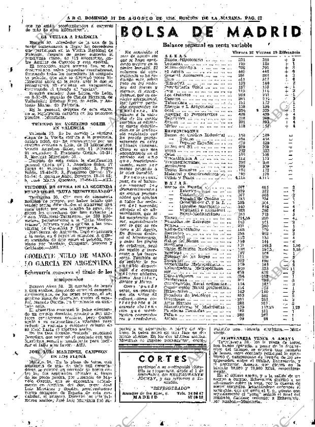 ABC MADRID 31-08-1958 página 67