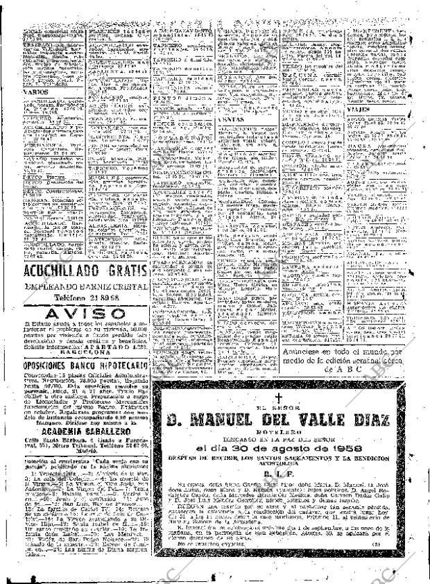 ABC MADRID 31-08-1958 página 76