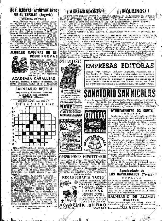 ABC MADRID 31-08-1958 página 78