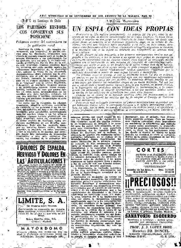 ABC MADRID 10-09-1958 página 23