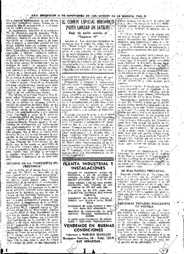 ABC MADRID 10-09-1958 página 26