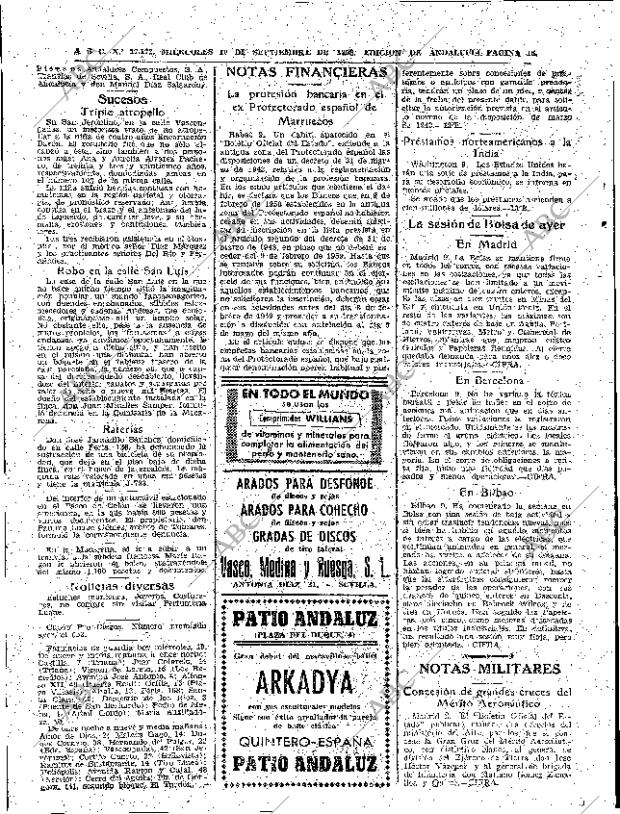 ABC SEVILLA 10-09-1958 página 18