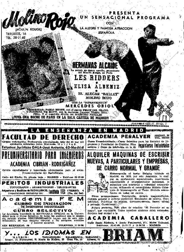 ABC MADRID 12-09-1958 página 6