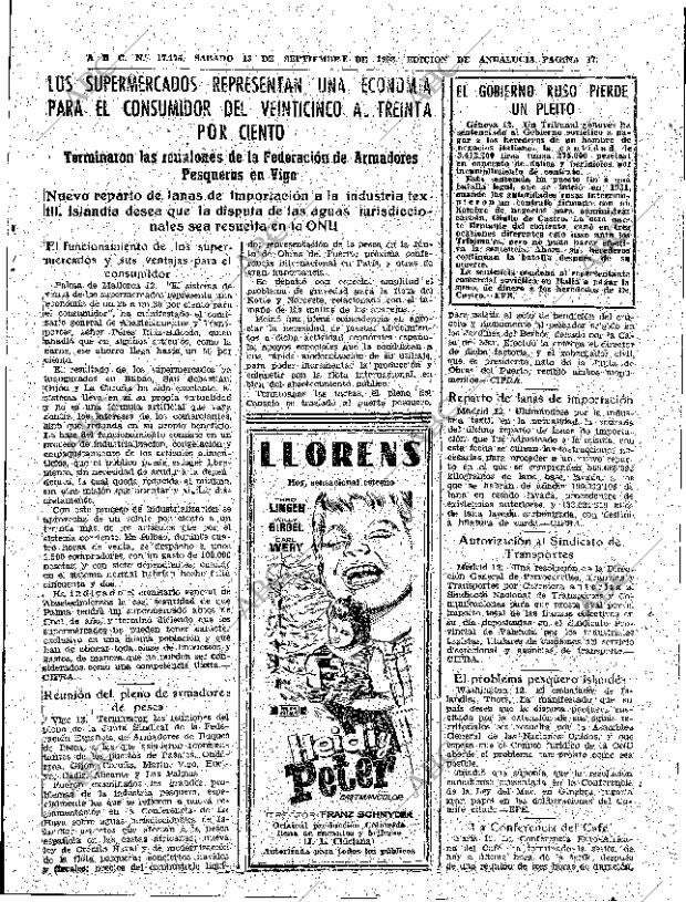 ABC SEVILLA 13-09-1958 página 17