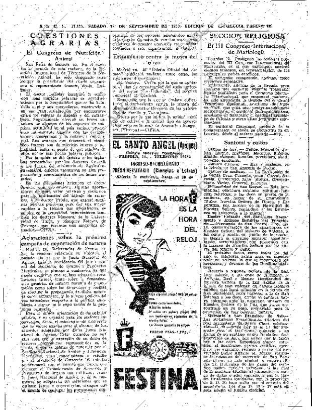 ABC SEVILLA 13-09-1958 página 20