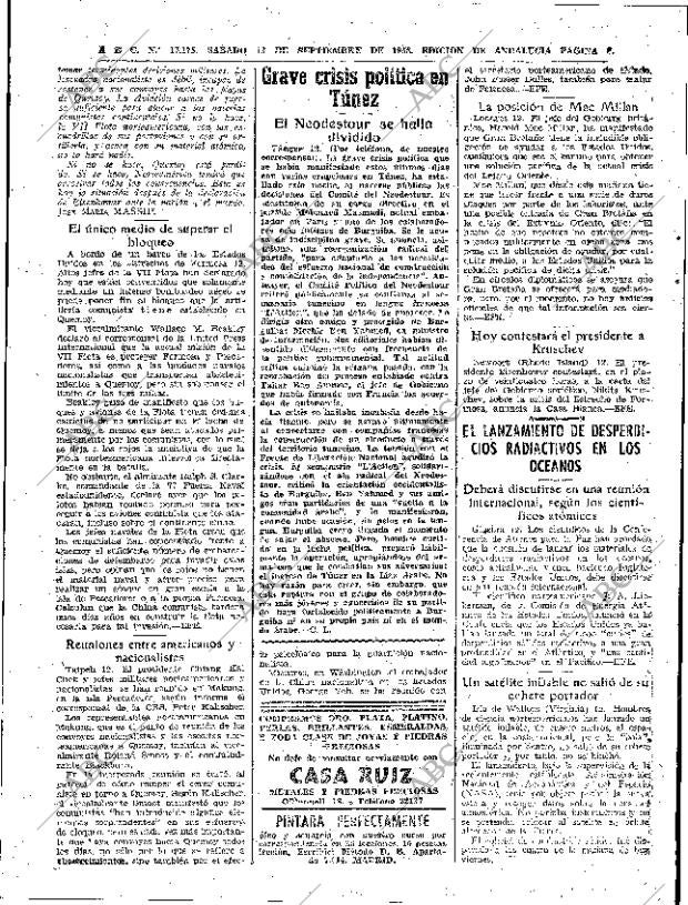 ABC SEVILLA 13-09-1958 página 8