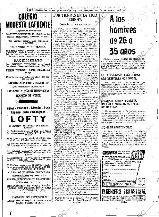 ABC MADRID 14-09-1958 página 54