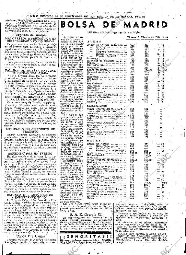 ABC MADRID 14-09-1958 página 68