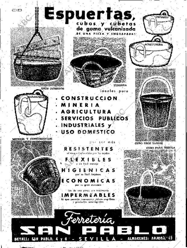 ABC SEVILLA 14-09-1958 página 16