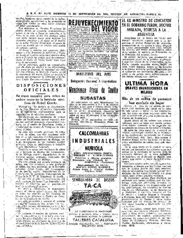 ABC SEVILLA 14-09-1958 página 24