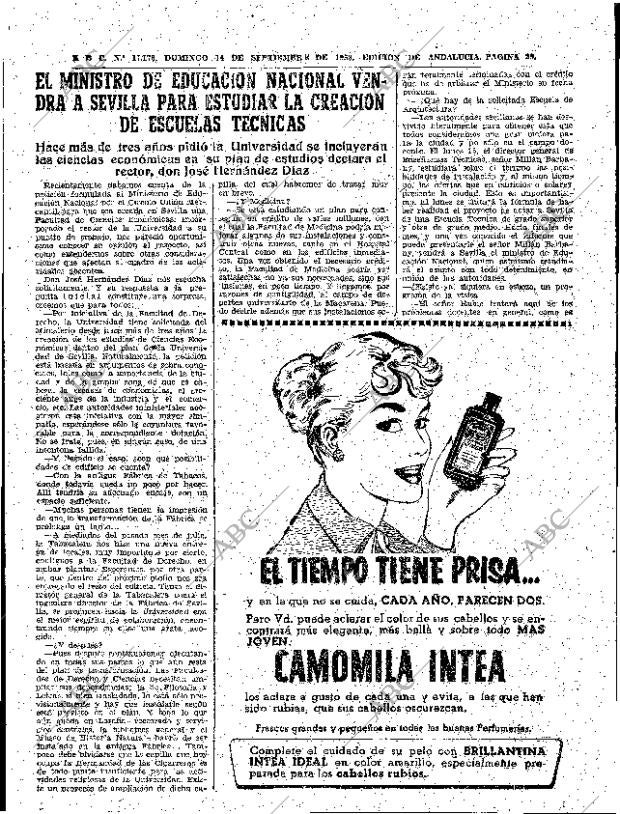 ABC SEVILLA 14-09-1958 página 29