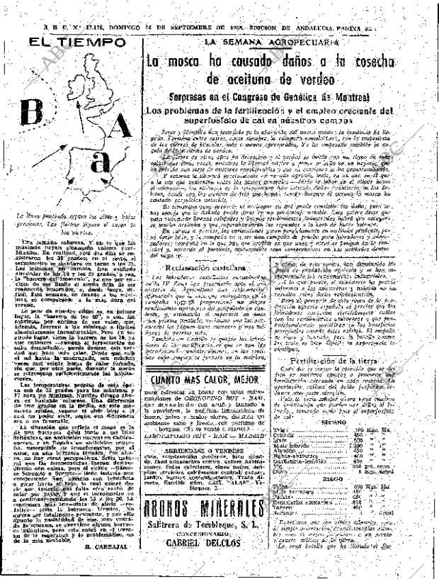 ABC SEVILLA 14-09-1958 página 33
