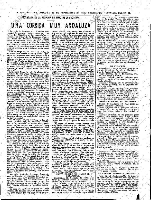 ABC SEVILLA 14-09-1958 página 39