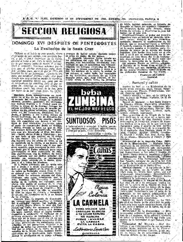 ABC SEVILLA 14-09-1958 página 45