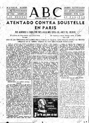 ABC MADRID 16-09-1958 página 15