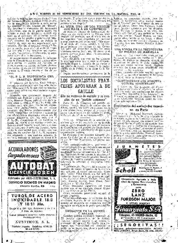 ABC MADRID 16-09-1958 página 16