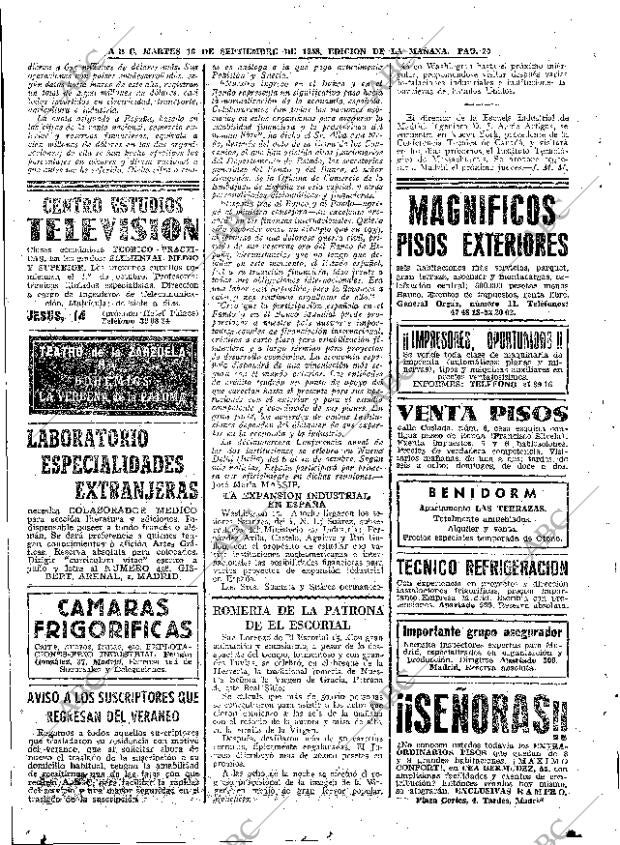 ABC MADRID 16-09-1958 página 20