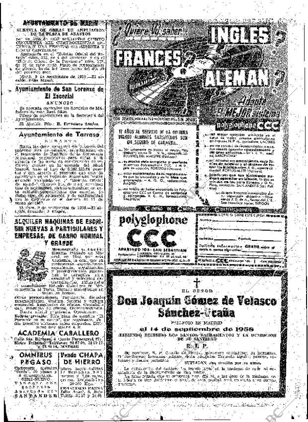 ABC MADRID 16-09-1958 página 57