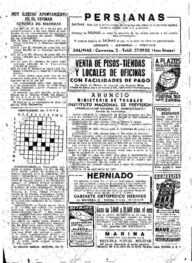 ABC MADRID 16-09-1958 página 59