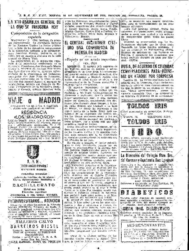 ABC SEVILLA 16-09-1958 página 12