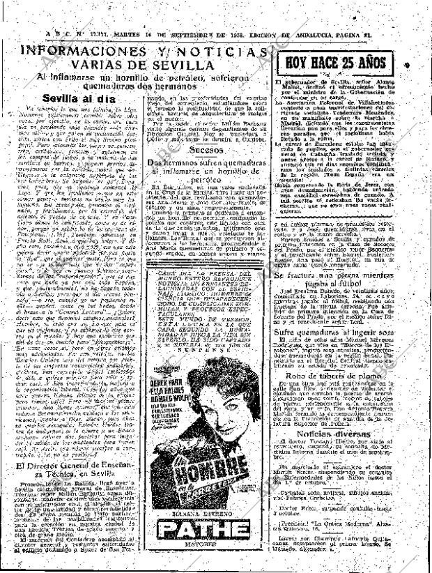 ABC SEVILLA 16-09-1958 página 21