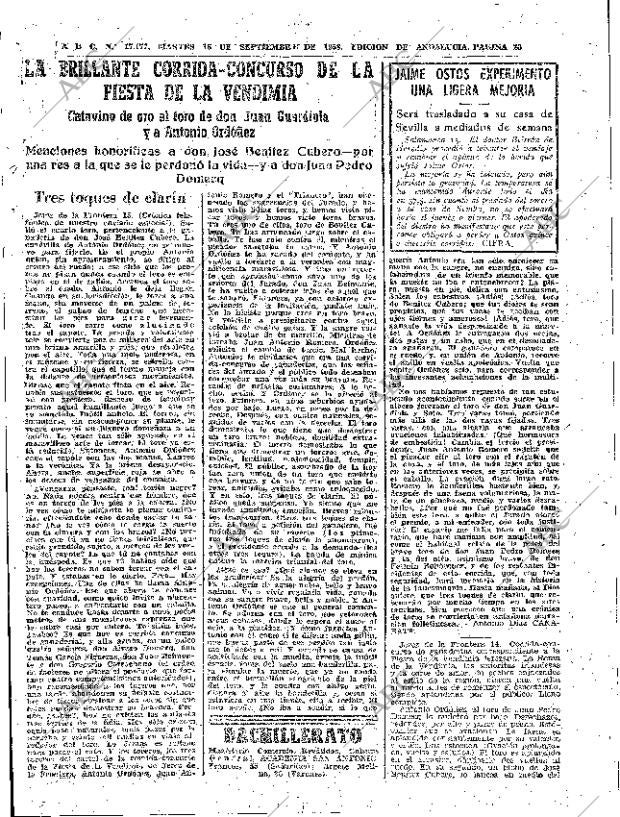 ABC SEVILLA 16-09-1958 página 23