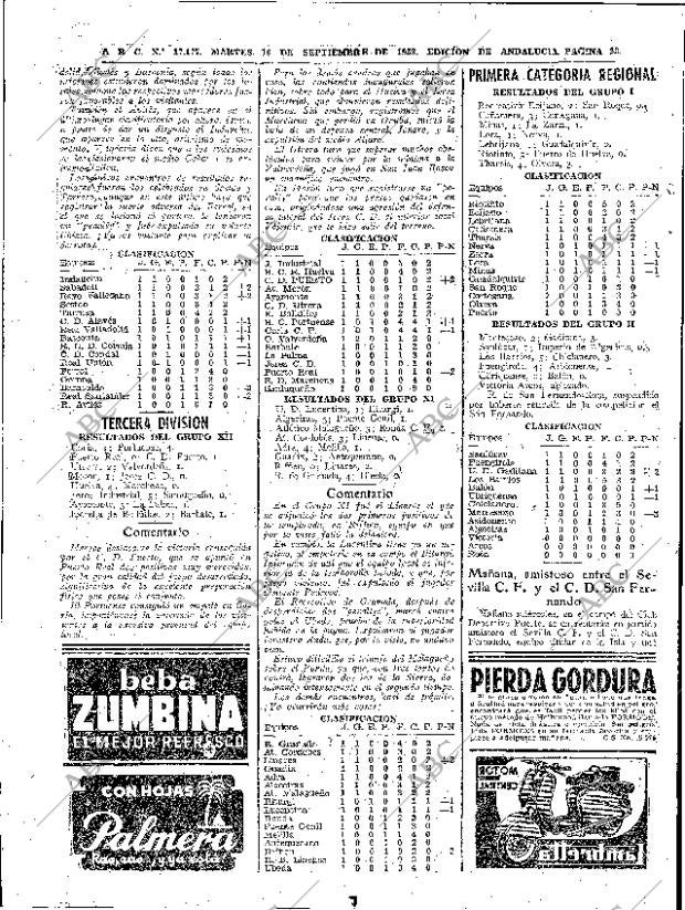 ABC SEVILLA 16-09-1958 página 28