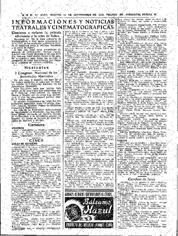 ABC SEVILLA 16-09-1958 página 31