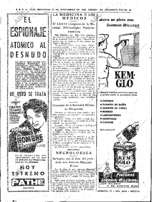 ABC SEVILLA 17-09-1958 página 18