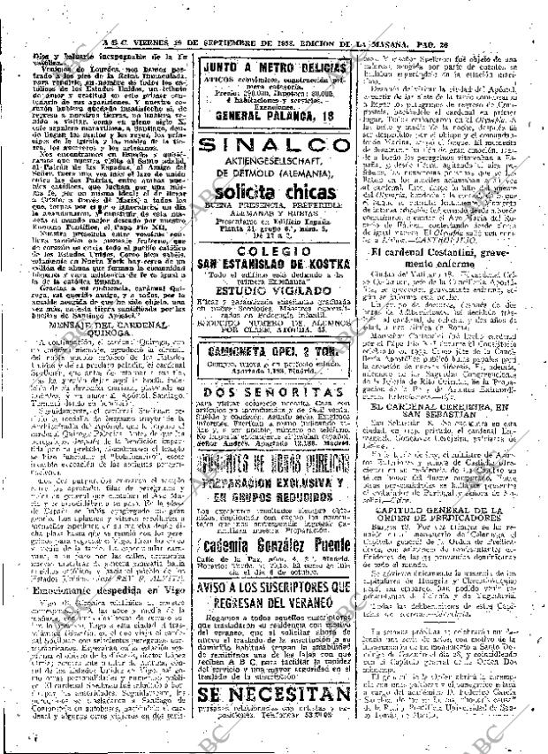 ABC MADRID 19-09-1958 página 26
