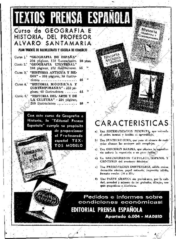 ABC MADRID 19-09-1958 página 4
