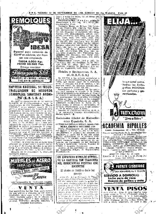 ABC MADRID 19-09-1958 página 42