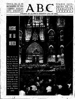 ABC SEVILLA 25-09-1958