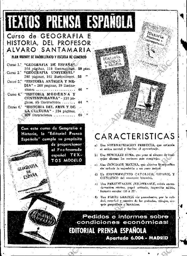 ABC MADRID 26-09-1958 página 4