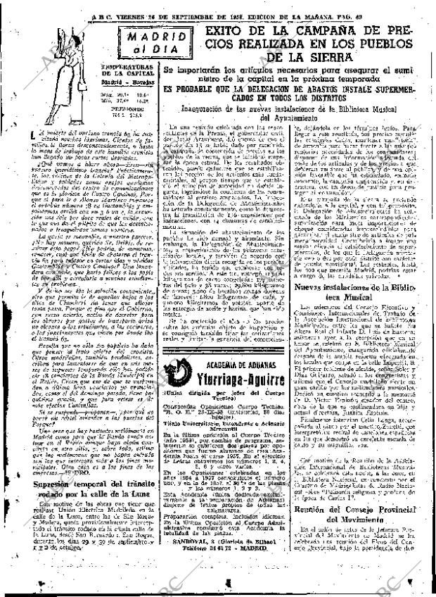 ABC MADRID 26-09-1958 página 49