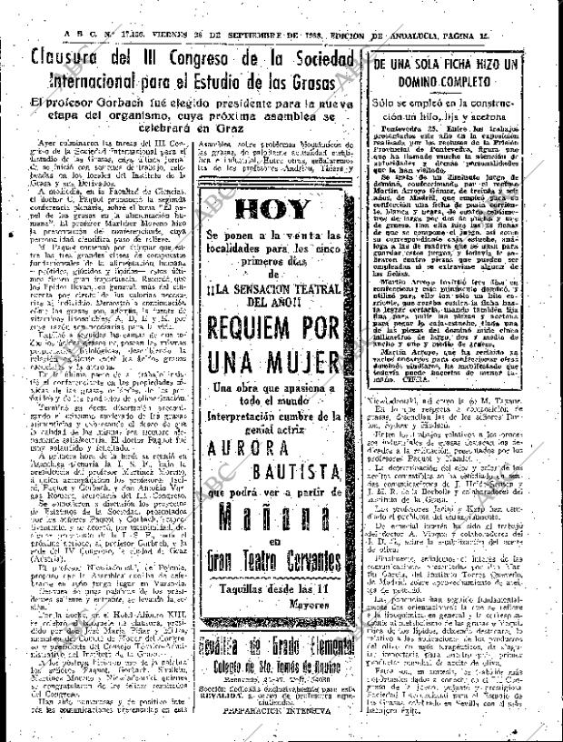 ABC SEVILLA 26-09-1958 página 15