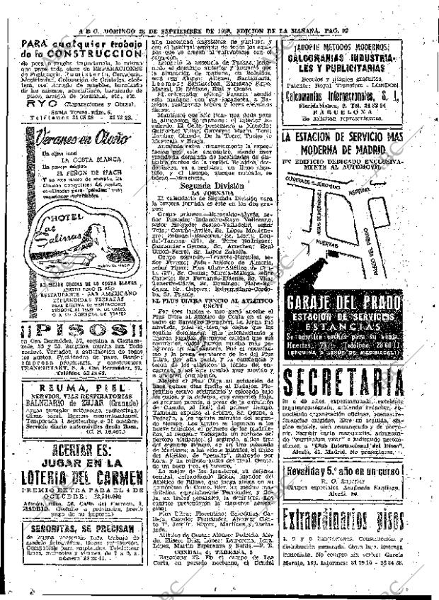 ABC MADRID 28-09-1958 página 92