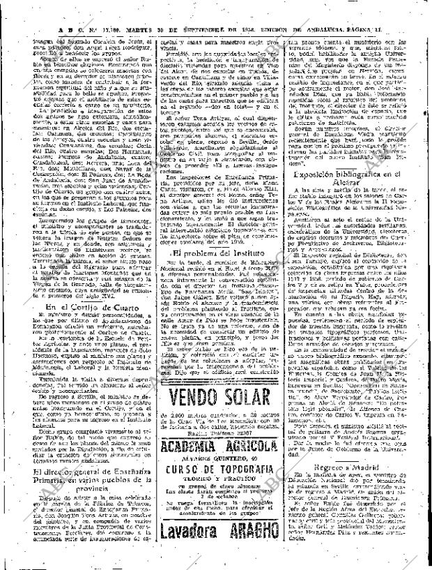 ABC SEVILLA 30-09-1958 página 14