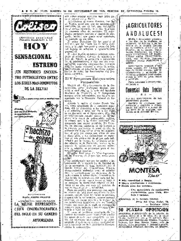 ABC SEVILLA 30-09-1958 página 16